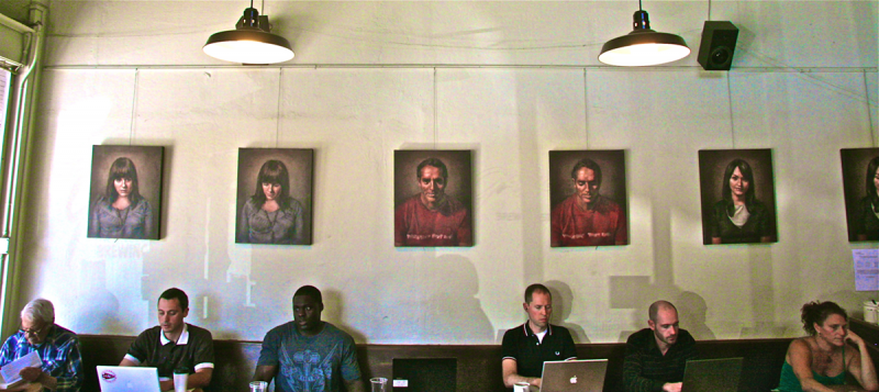 Eavesdropping. Photograph by Dan Mangan