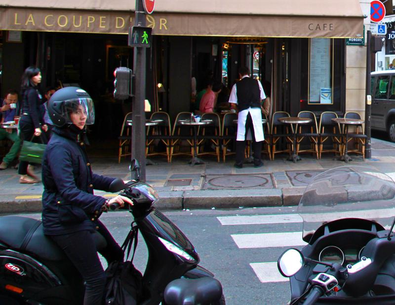 La Coupe d'Or, Rue Saint-Honoré. Photograph by Dan Mangan