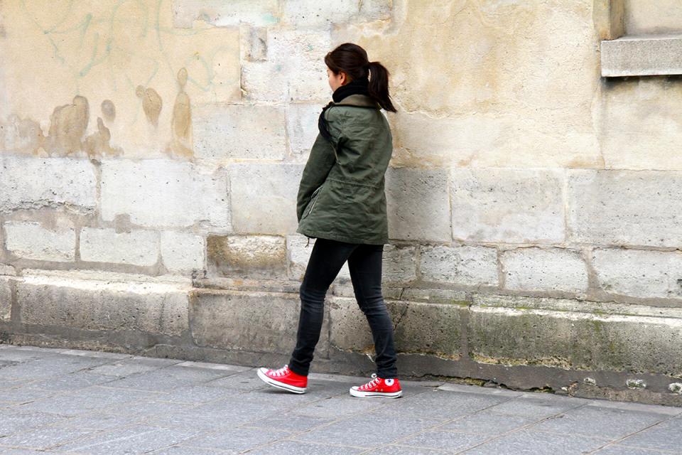 Red Sneakers. Photograph by Dan Mangan
